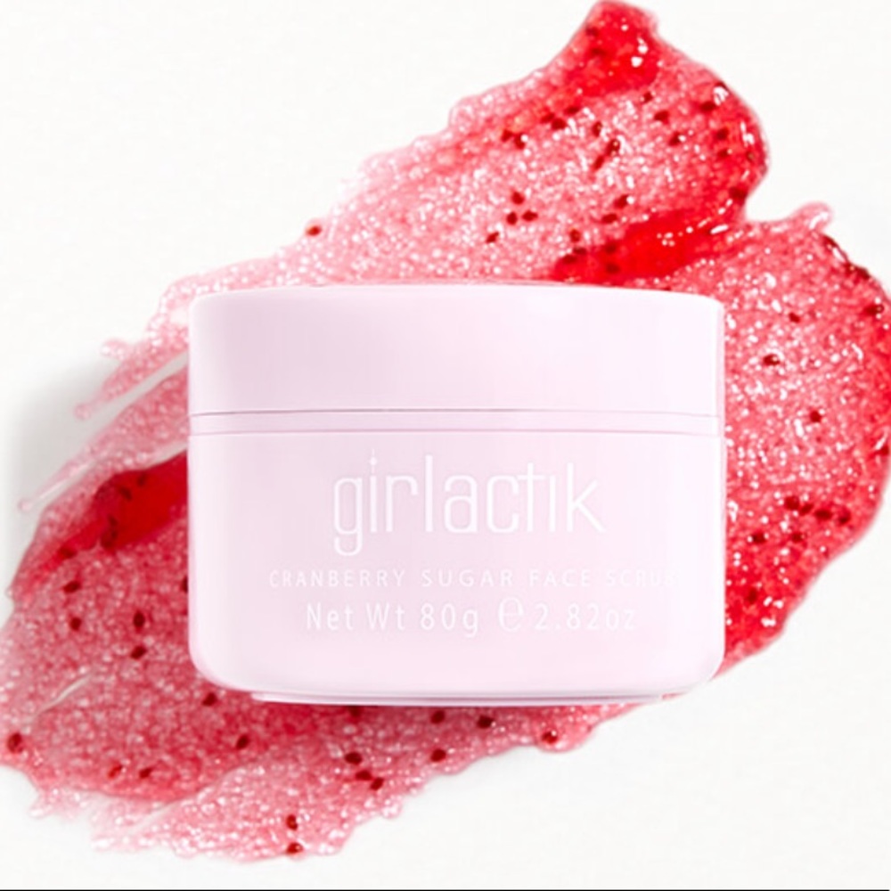 NIB Girlactik Cranberry Sugar Face Scrub